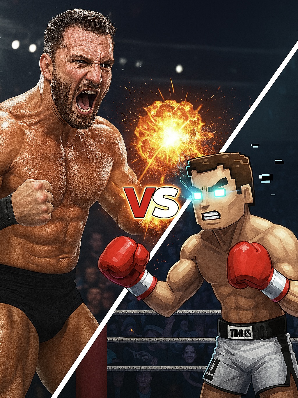 在像素中玩WWE   5分钟在线游戏
