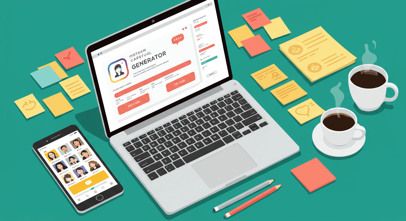 Free Instagram Caption Generator: 50+ Creative Ideas in Seconds
